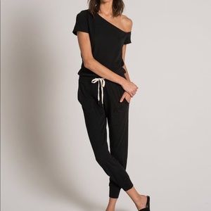 Delicious black off the shoulder jumpsuit